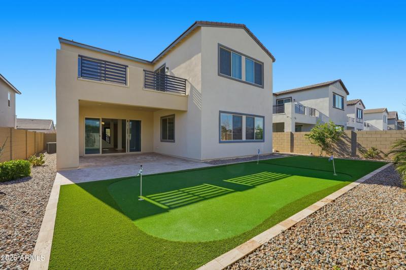 Putting Green in Backyard