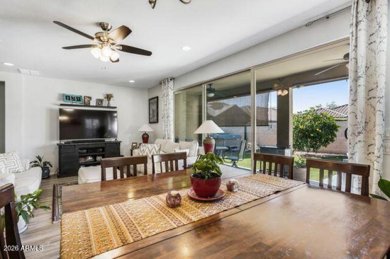 View of Backyard from Eat In Area