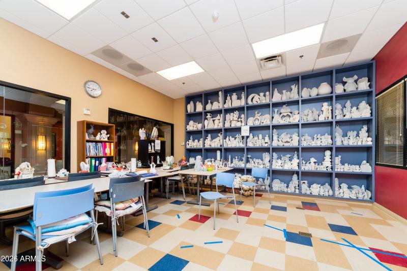 Ceramics room