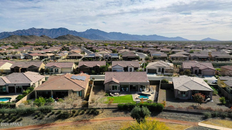 Aerial Views of Backyard