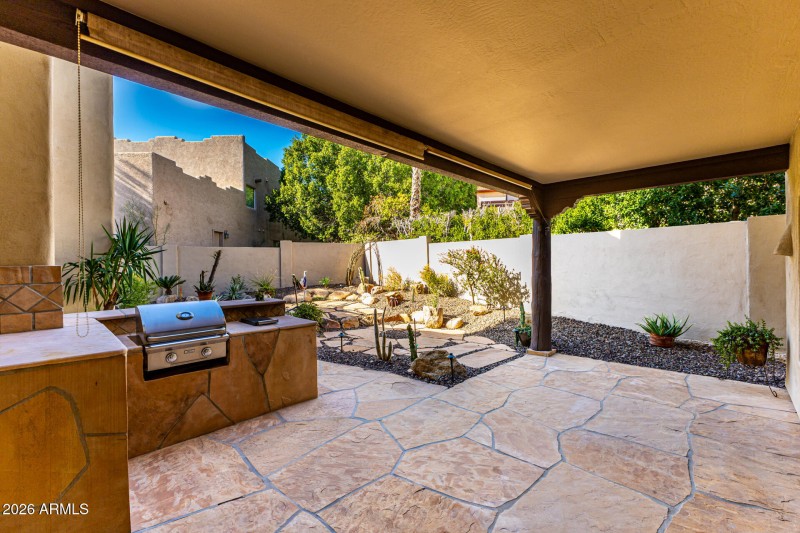 Covered patio