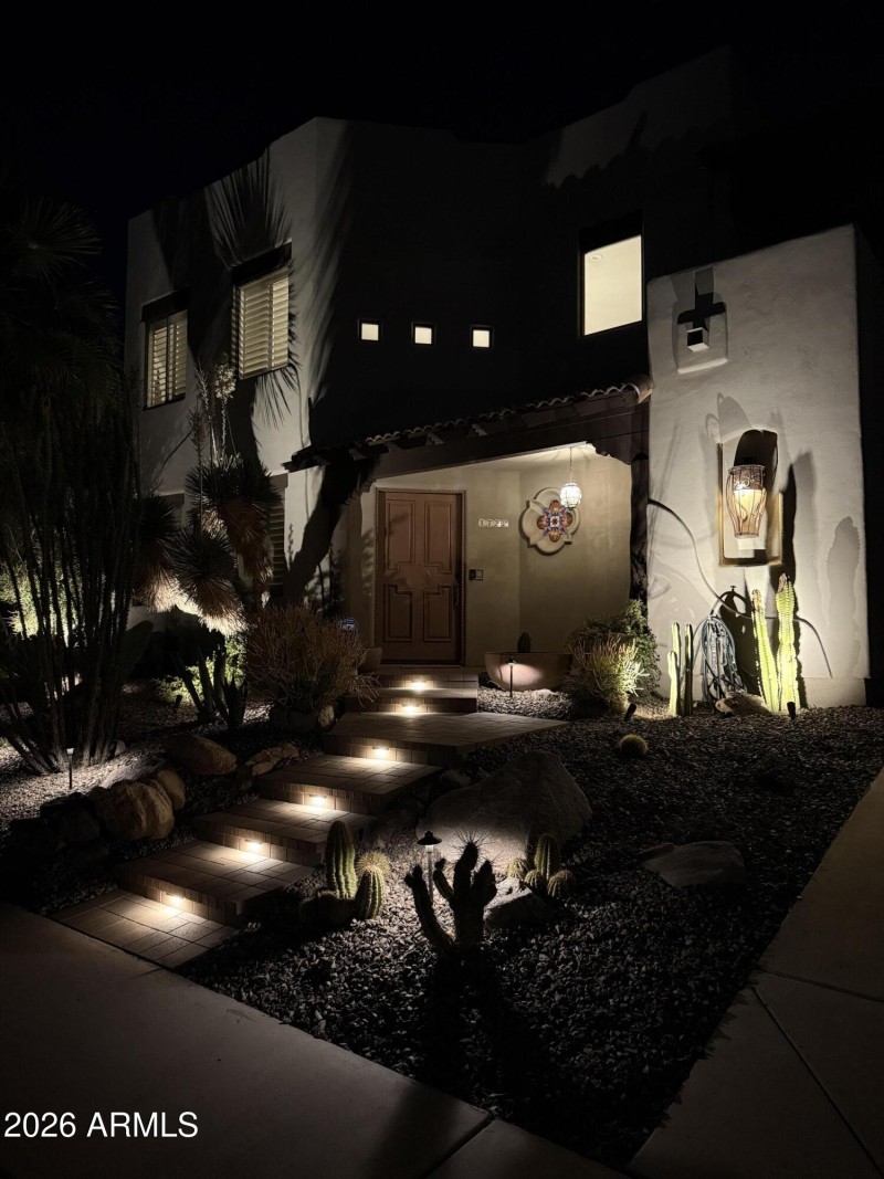 Entry at night