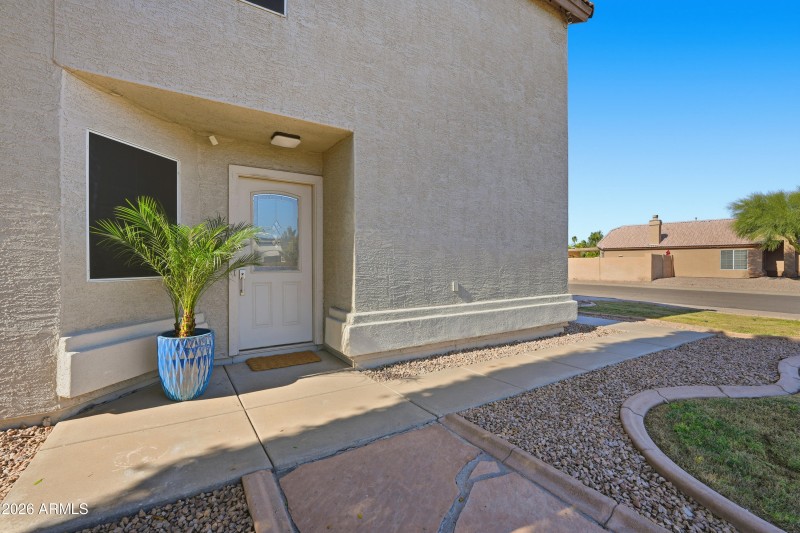 Entrance to your new home!