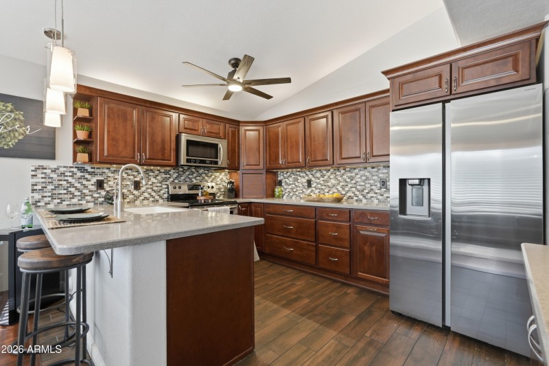 Upgraded cabinetry