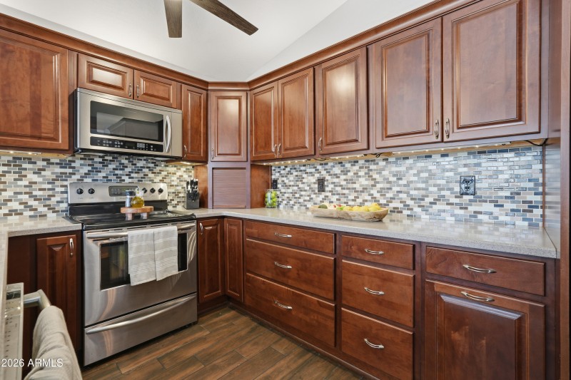 Upgraded backsplash