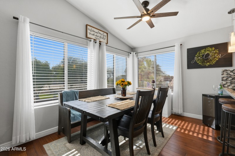 Large dining area