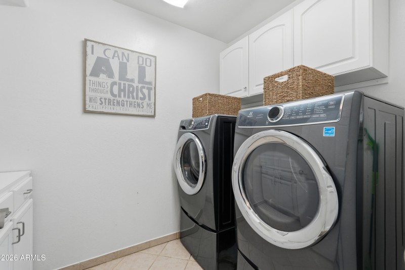 Downstairs large laundry room