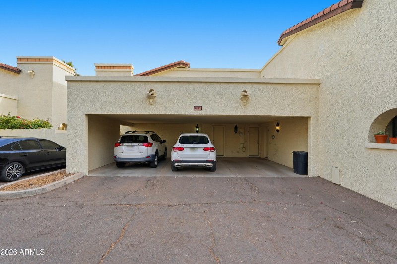 Attached carport