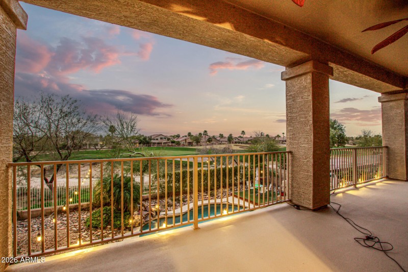 Upstairs Balcony