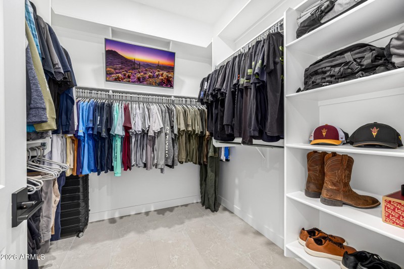 Primary Closet - His