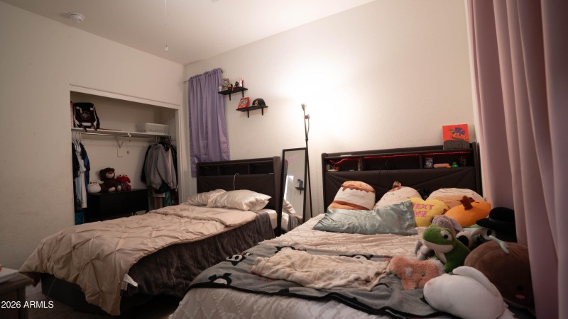 Bedroom 2 with closet 1