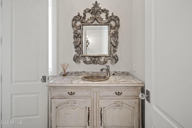 Exeter Blvd Office Powder Room