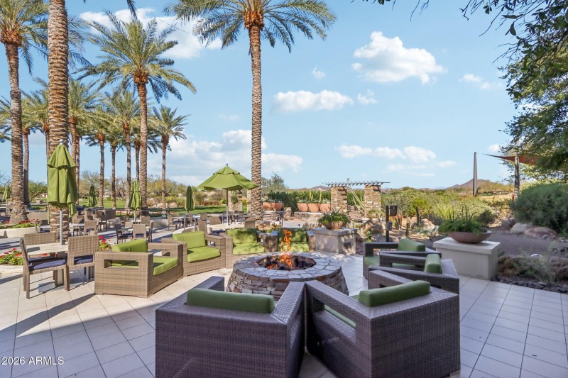 Start your day with coffee on the patio