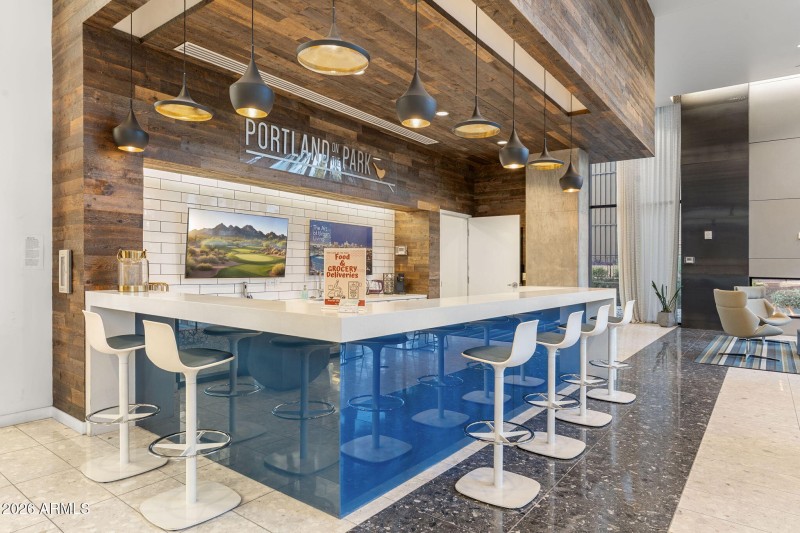 Open Concept Lounge Bar