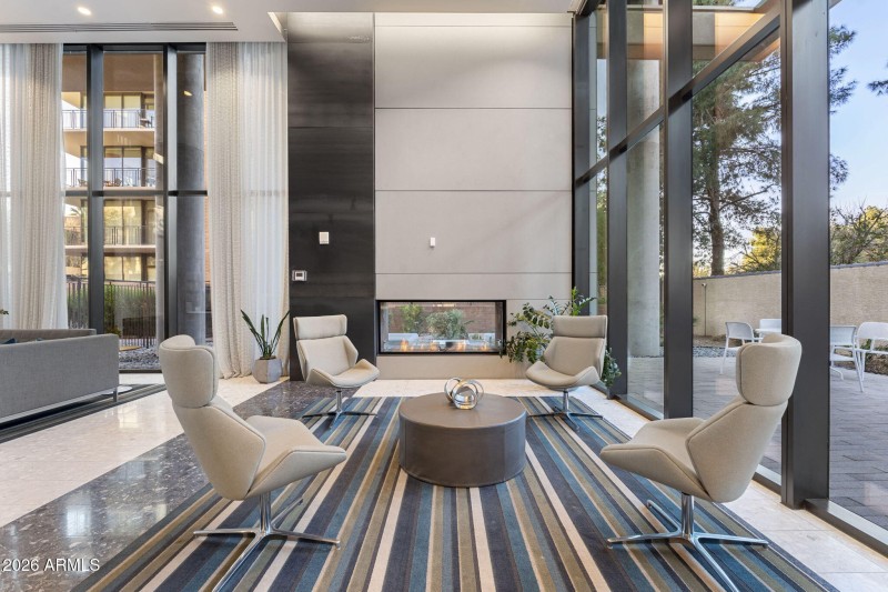 Fireplace Lounge Seating Area