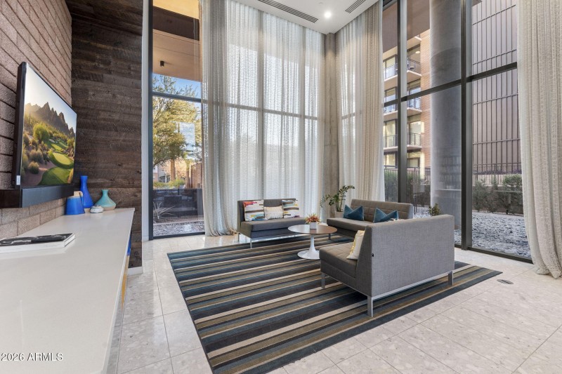 Private Media Lounge Area