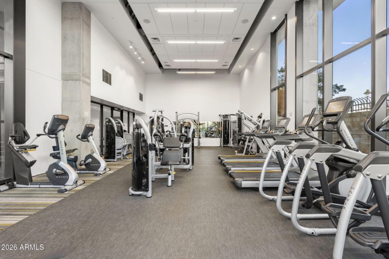 Modern Fitness Center with Cardio