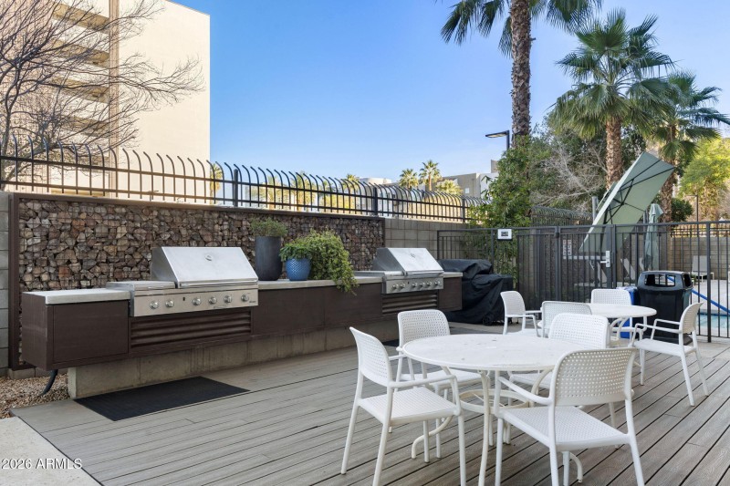 Outdoor Grill and Dining Area