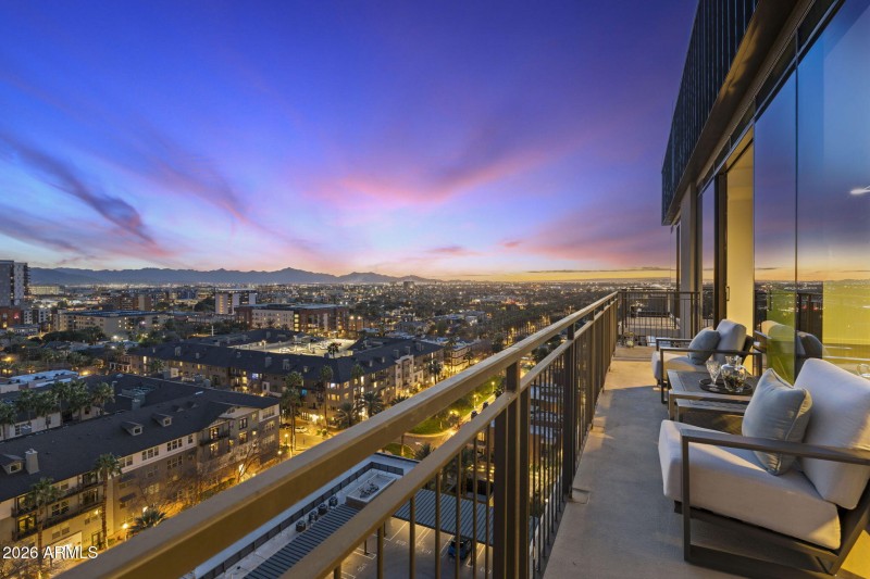 Panoramic Balcony Sunset Views