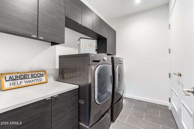 Full Laundry Room with Storage