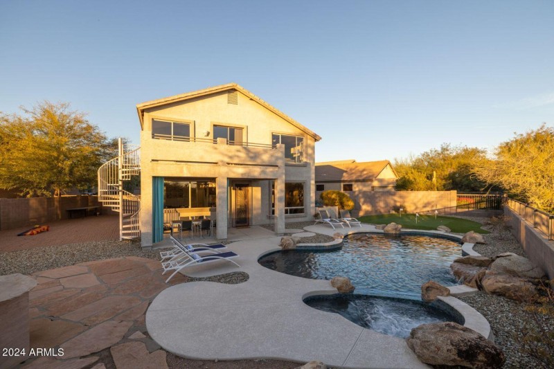 Backyard Overall view