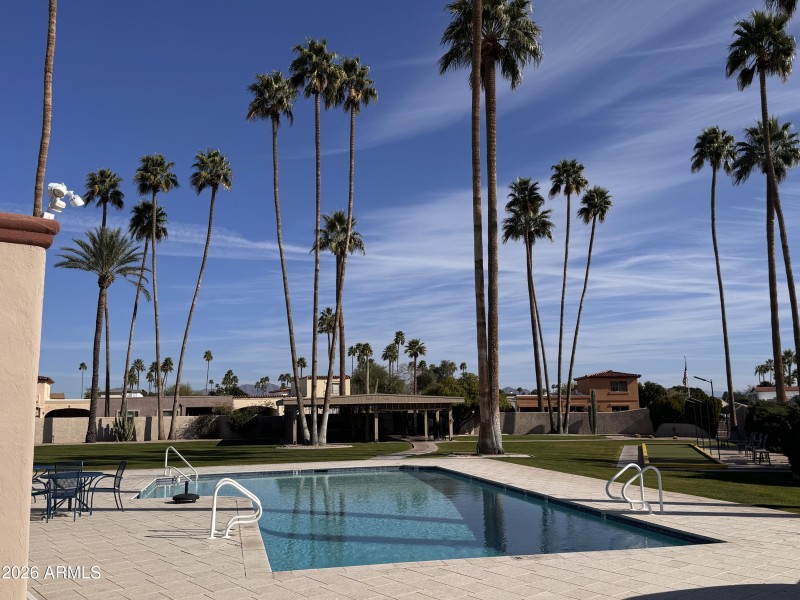 Heated pool and spa