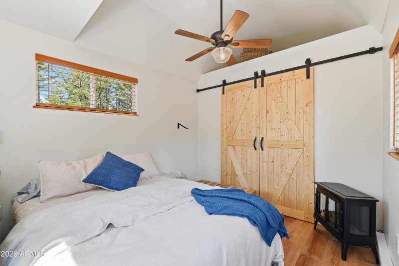 Inside barn bunkhouse