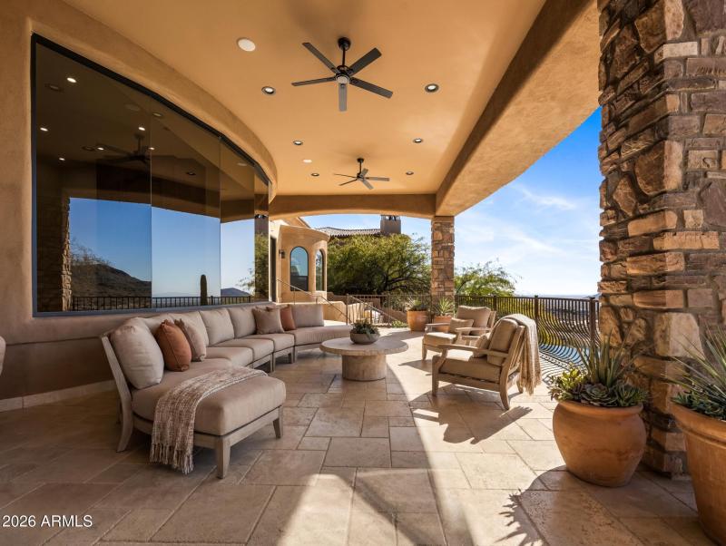 Wide and Deep View Patio Virtual Staging