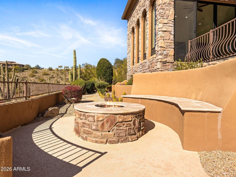 Fire Pit and Seating