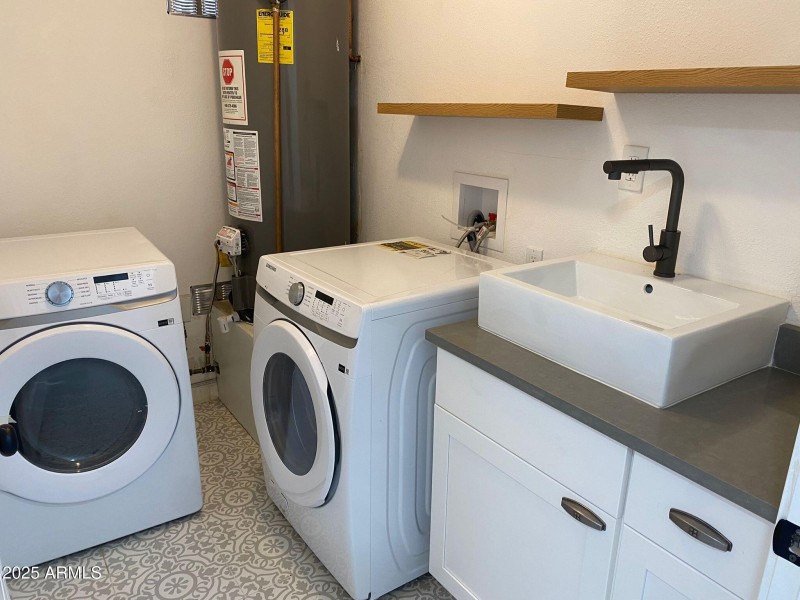 Sink in Laundry Room