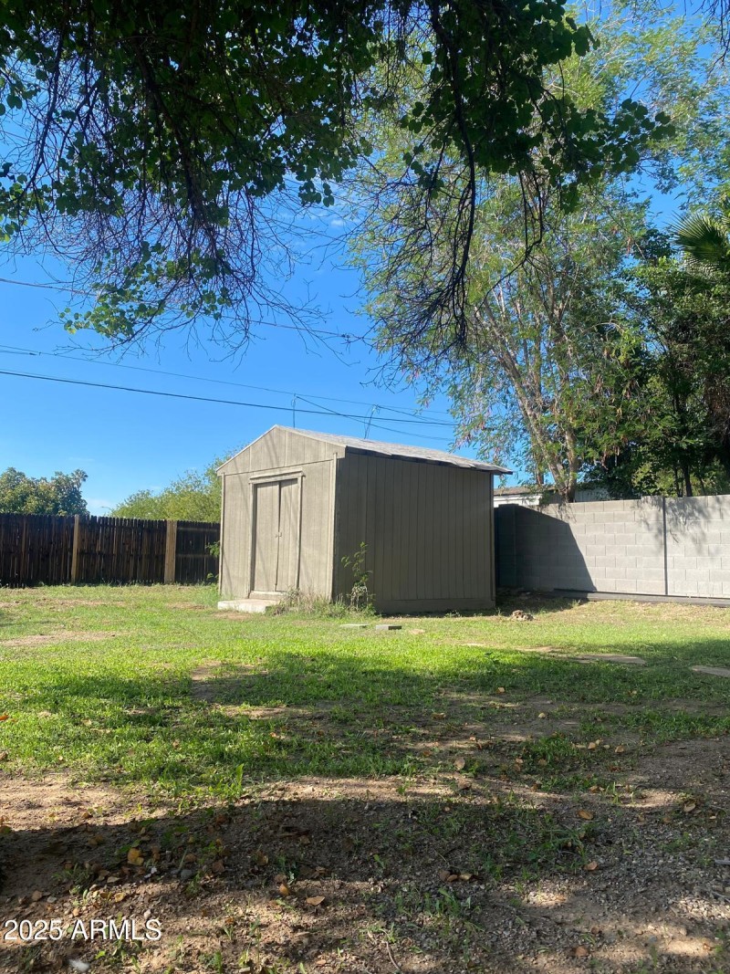 Shed for storage