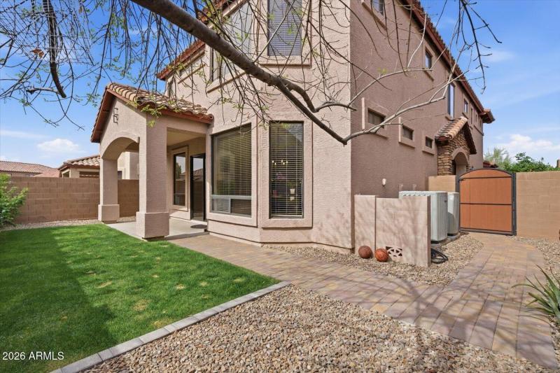 Grass and pavers