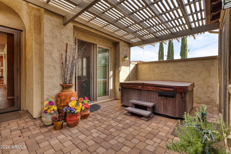 Pergola Covered Spa