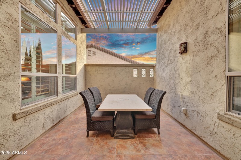 Secluded Side Patio