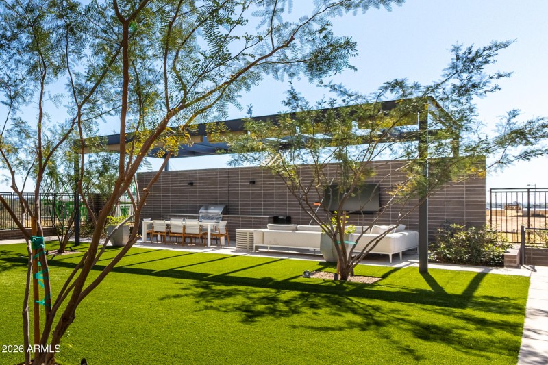 Community BBQ area