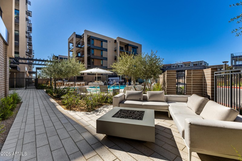Community pool area
