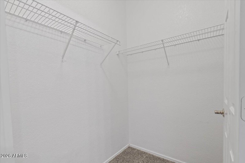 Primary closet