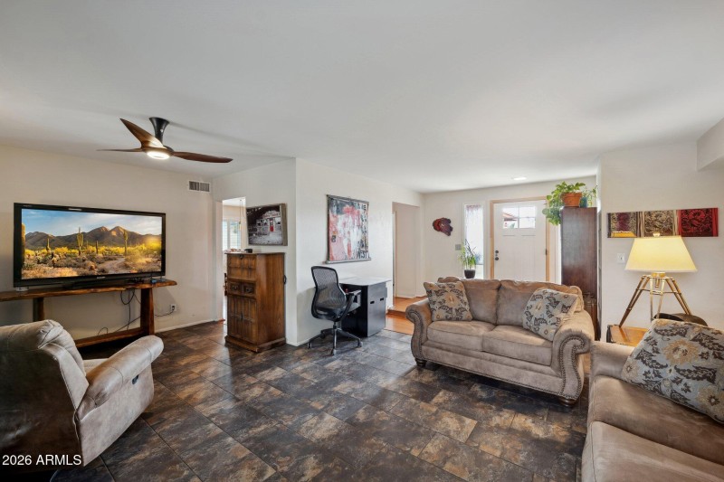 Front Door View in Family Room