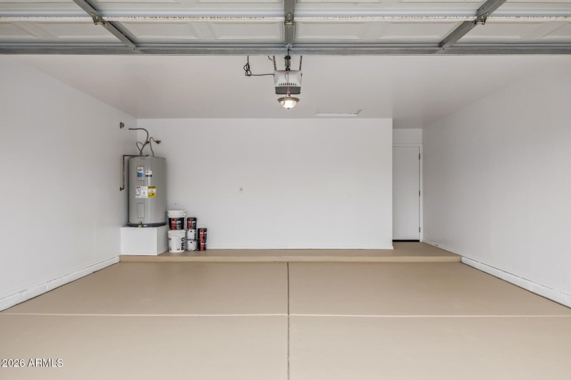 finished garage
