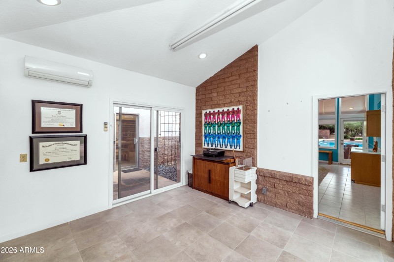 Office attached to casita