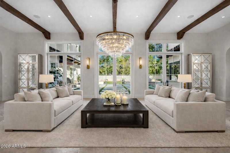 Living Room Staged