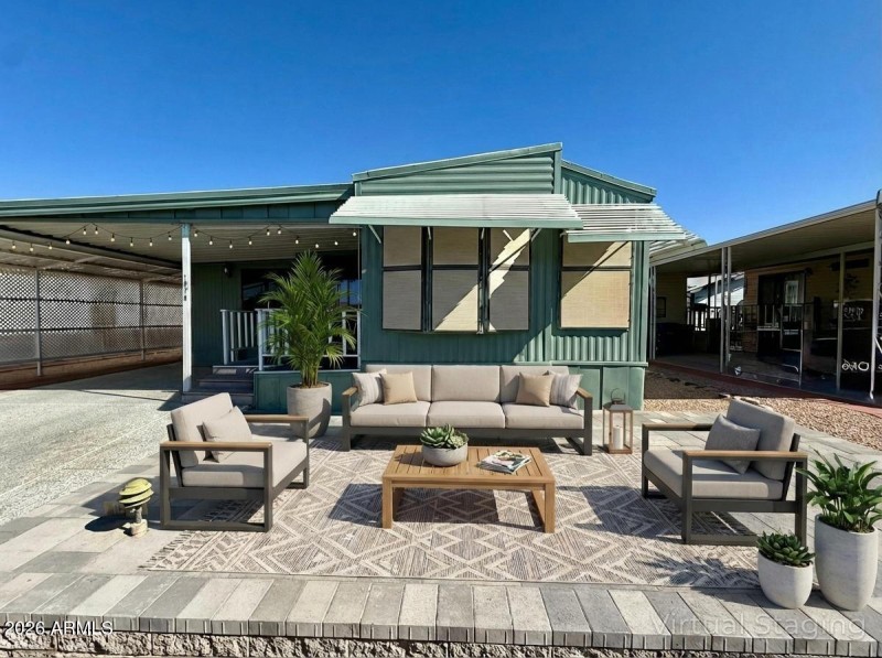 Virtually Staged Patio