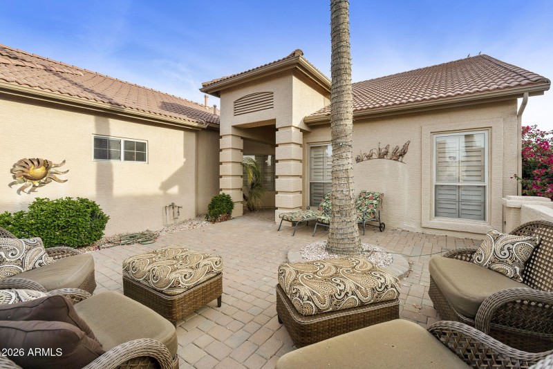 Front courtyard