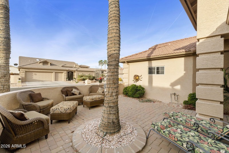 Front courtyard