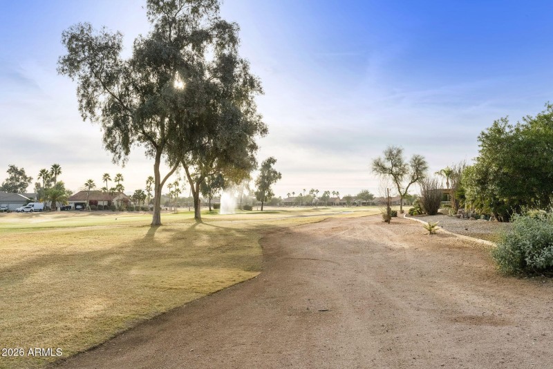 Golf course view