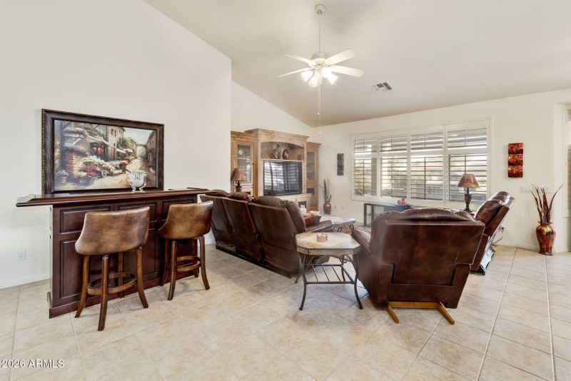 Family Room off kitchen