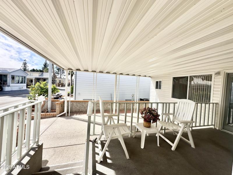 VIEW OF DECK