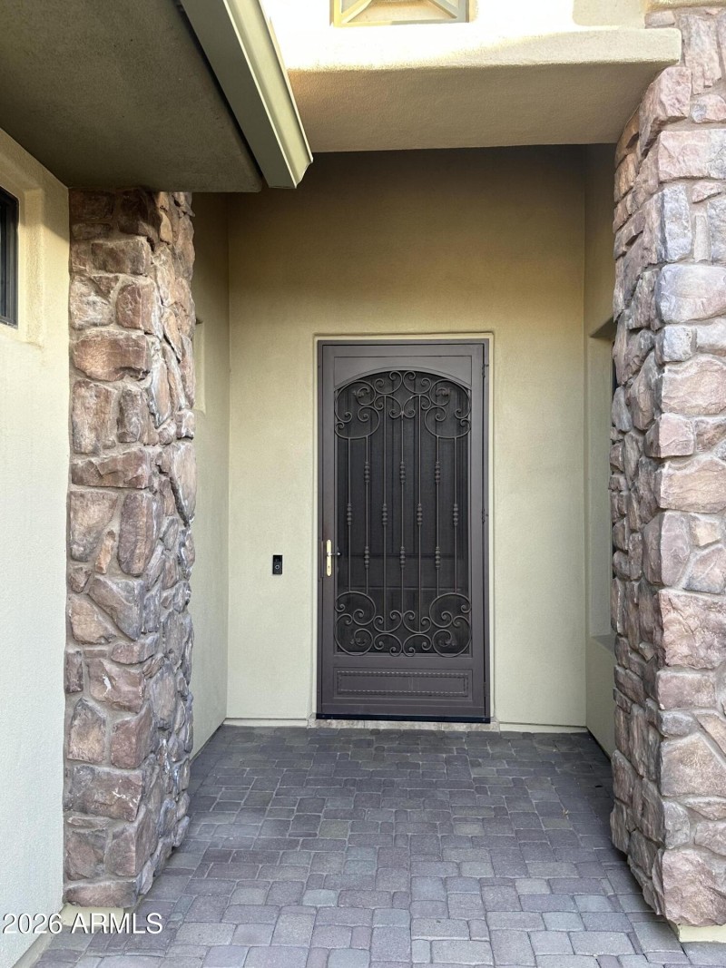 Custom Iron Front Door