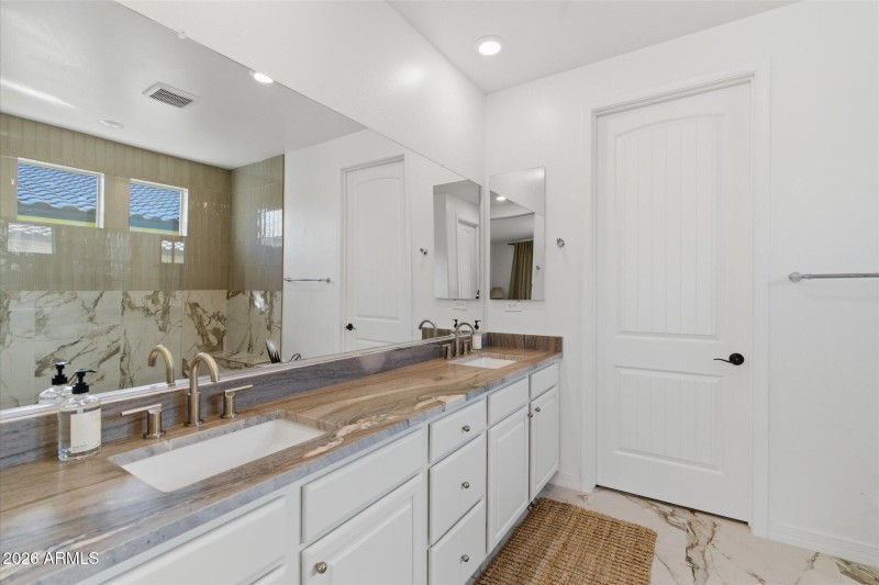 Luxurious Primary Bath With Dual Vanity