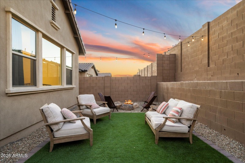 Outdoor Seating Area w Fire Pit